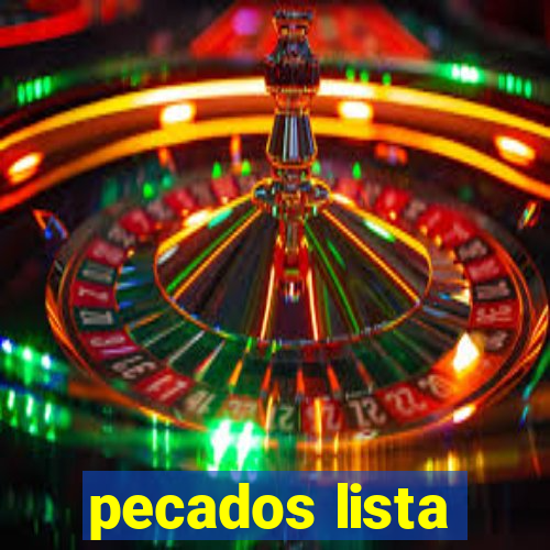 pecados lista